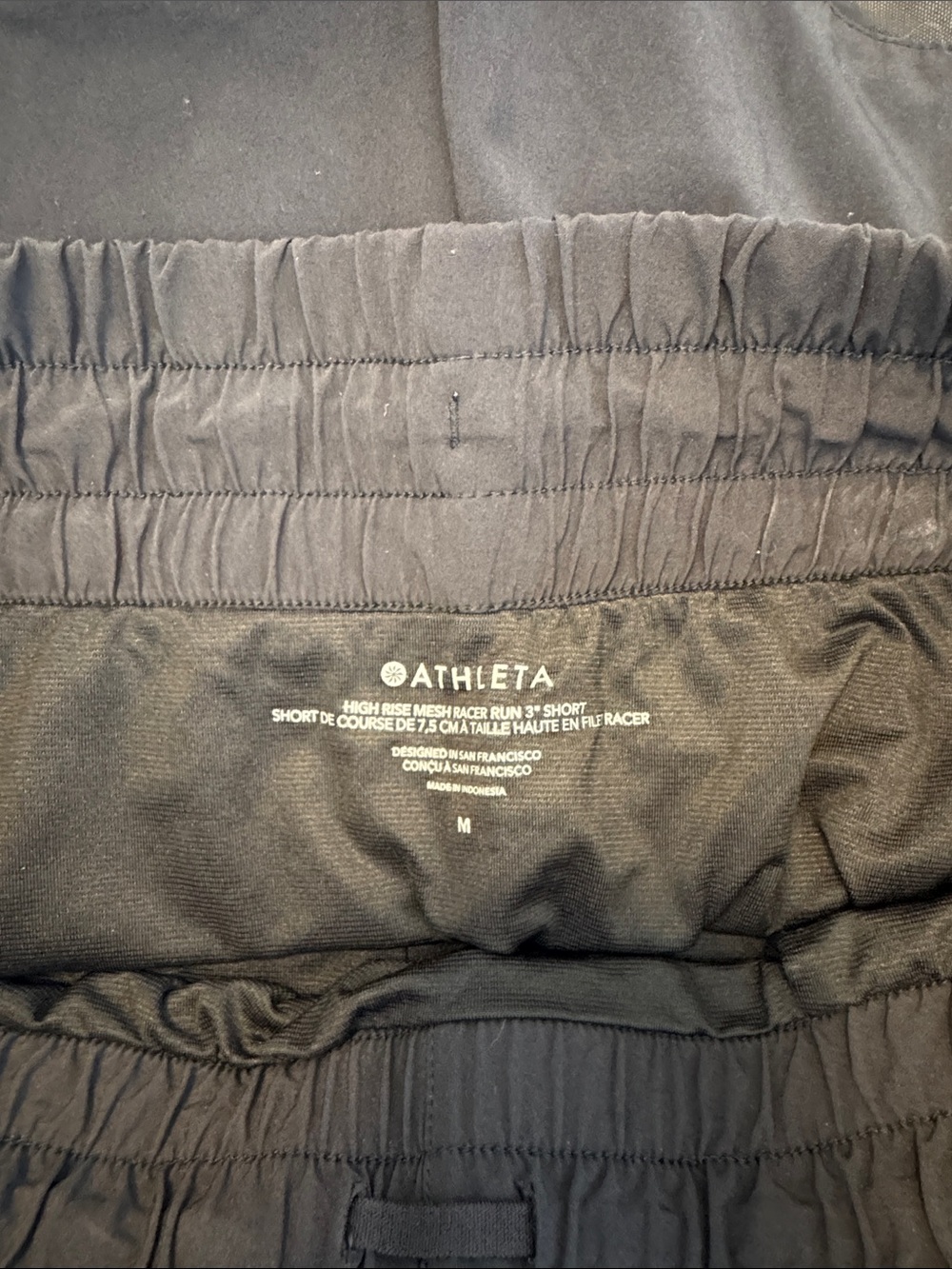 Athleta High Rise Mesh Racer Run 3” Short - Picture 3 of 3